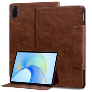 For Honor Pad X9 / X8 Pro Cat Buckle Leather Tablet Case(Brown)