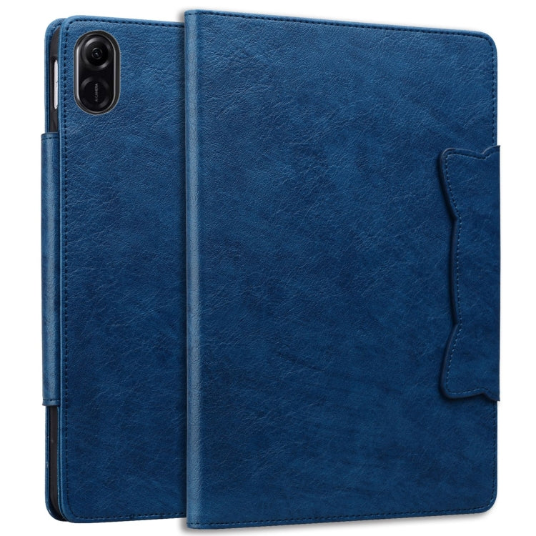 For Honor Pad X9 / X8 Pro Cat Buckle Leather Tablet Case(Royal Blue)