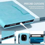 For Honor Pad X8a Cat Buckle Leather Tablet Case(Sky Blue)