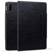 For Honor Pad X8a Cat Buckle Leather Tablet Case(Black)