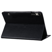 For Samsung Galaxy Tab S9+ / S8+ / S7+ Cat Buckle Leather Smart Tablet Case(Black)