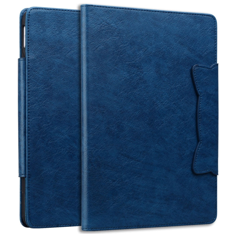 For Amazon Kindle Scribe 10.2 inch 2022 Cat Buckle Leather Tablet Case(Royal Blue)