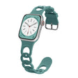 For Apple Watch Series 6 40mm Donut Hollow Silicone Watch Band(Pine Green) - free shipping - PMc TechLife - Order now!
