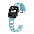 For Apple Watch Series 10 46mm Donut Hollow Silicone Watch Band(Emerald Green) - free shipping - PMc TechLife - Order now!