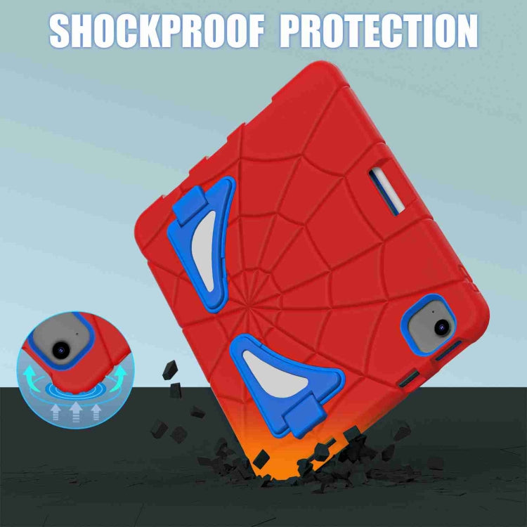 For iPad Air 11 2025 / 2024 Silicone + PC Shockproof Protective Tablet Case(Red Blue)