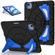 For iPad Air 11 2025 / 2024 Silicone + PC Shockproof Protective Tablet Case(Black Blue) - iPad Air 11 2025 / 2024 Cases by PMC TechLife | Online Shopping South Africa | PMC TechLife | Buy Now Pay Later Mobicred