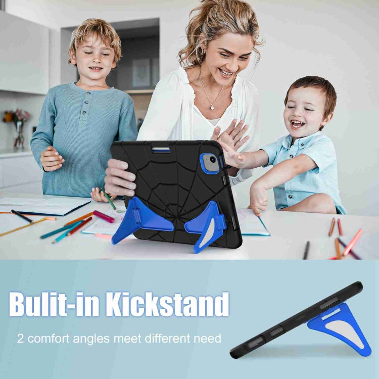For iPad Air 11 2025 / 2024 Silicone + PC Shockproof Protective Tablet Case(Black Blue)