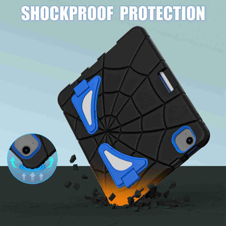For iPad Air 11 2025 / 2024 Silicone + PC Shockproof Protective Tablet Case(Black Blue)