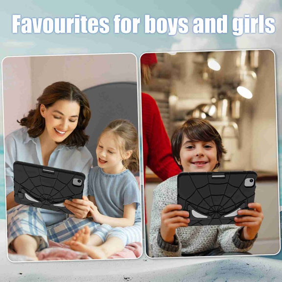 For iPad Air 11 2025 / 2024 Silicone + PC Shockproof Protective Tablet Case(Black)