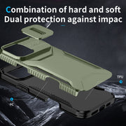 For iPhone 16 Pro Max Sliding Camshield Phone Case(Alpine Green)