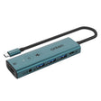 Onten UC123+ USB-C / Type-C to HDTV Multi-function HUB Docking Station with Button, Length:1.5m(Green) - USB HUB by Onten | Online Shopping South Africa | PMC TechLife | Buy Now Pay Later Mobicred