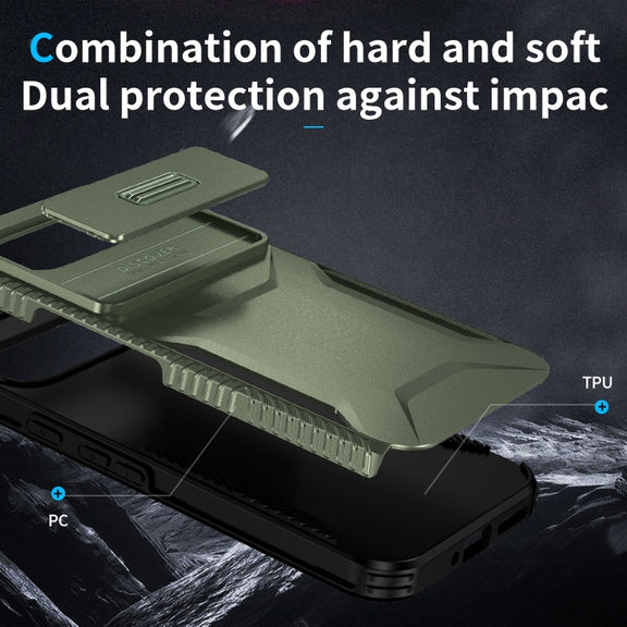 For Google Pixel 9 Pro XL Sliding Camshield Phone Case(Alpine Green)