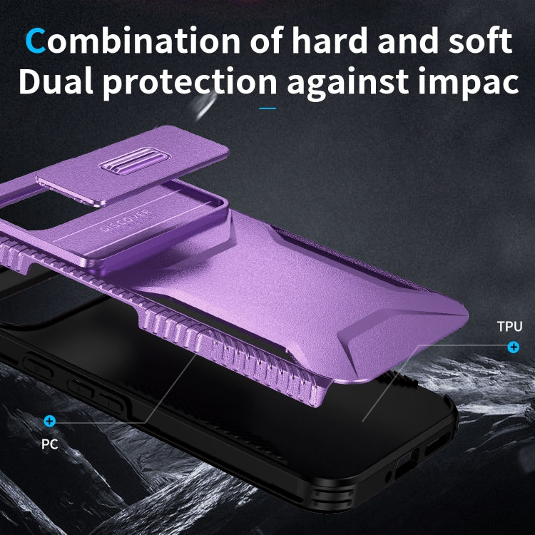 For Google Pixel 9 Pro XL Sliding Camshield Phone Case(Purple)