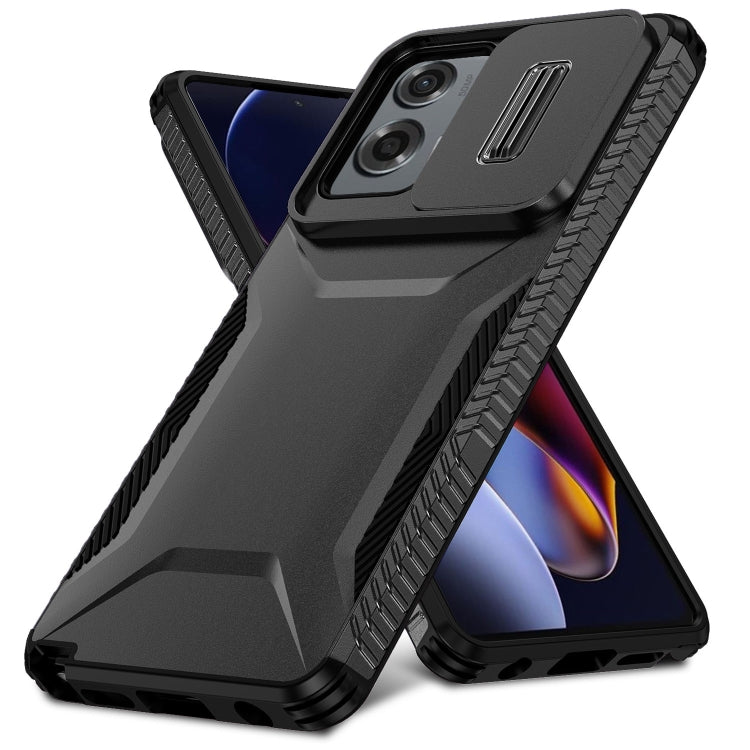For Motorola Moto G Stylus 5G 2024 Sliding Camshield Phone Case(Black)