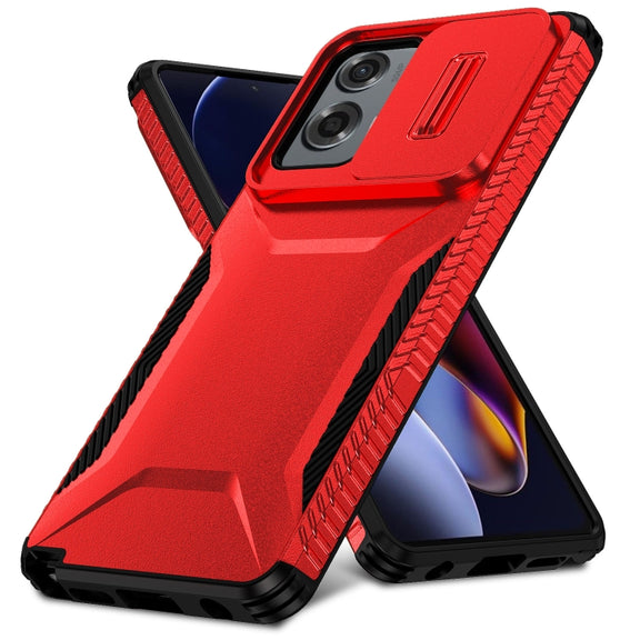 For Motorola Moto G Stylus 5G 2024 Sliding Camshield Phone Case(Red)