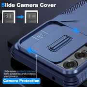 For Motorola Moto G Stylus 5G 2024 Sliding Camshield Phone Case(Blue)