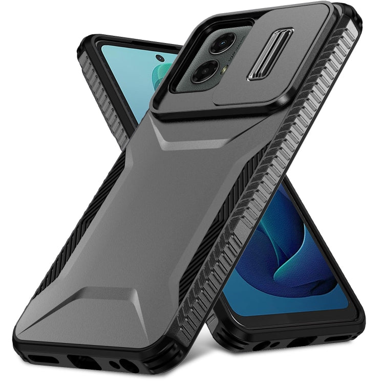 For Motorola Moto G 5G 2024 Sliding Camshield Phone Case(Black)