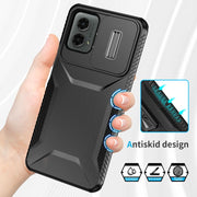 For Motorola Moto G 5G 2024 Sliding Camshield Phone Case(Black)