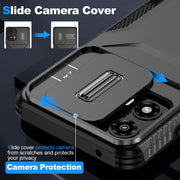 For Motorola Moto G 5G 2024 Sliding Camshield Phone Case(Black)