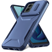 For Motorola Moto G 5G 2024 Sliding Camshield Phone Case(Blue)