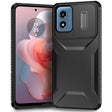 For Motorola Moto G Play 4G 2024 Sliding Camshield Phone Case(Black) - Motorola Cases by PMC Jewellery | Online Shopping South Africa | PMC Jewellery | Buy Now Pay Later Mobicred