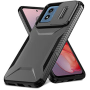 For Motorola Moto G Play 4G 2024 Sliding Camshield Phone Case(Black)