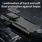 For Motorola Moto G Play 4G 2024 Sliding Camshield Phone Case(Black)