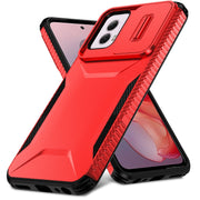 For Motorola Moto G Power 5G 2024 Sliding Camshield Phone Case(Red)