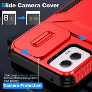 For Motorola Moto G Power 5G 2024 Sliding Camshield Phone Case(Red)