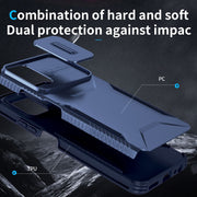 For Motorola Moto G Power 5G 2024 Sliding Camshield Phone Case(Blue)