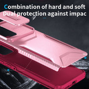 For Motorola Edge 5G 2024 Sliding Camshield Phone Case(Pink + Rose Red)