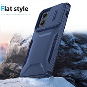 For Motorola Edge 5G 2024 Sliding Camshield Phone Case(Blue)