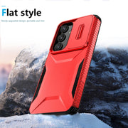 For Samsung Galaxy S25 5G / S24 5G Sliding Camshield Phone Case(Red)