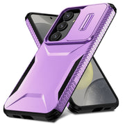 For Samsung Galaxy S25+ 5G / S24+ 5G Sliding Camshield Phone Case(Purple)
