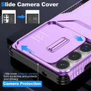 For Samsung Galaxy S25 Ultra 5G Sliding Camshield Phone Case(Purple)