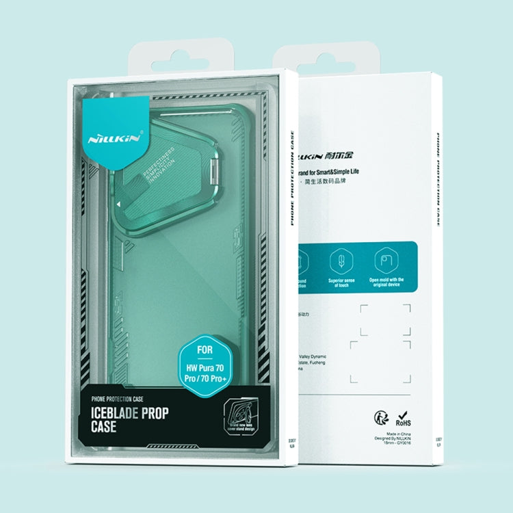 For Huawei Pura 70 Pro / 70 Pro+ NILLKIN Ice Sky Prop Series Phone Case(Green)