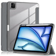 For iPad Air 11 2024 / Pro 11 2022 Acrylic 3-Fold Smart Leather Tablet Case(Grey) - iPad Air 11 2025 / 2024 Cases by PMC TechLife | Online Shopping South Africa | PMC TechLife | Buy Now Pay Later Mobicred
