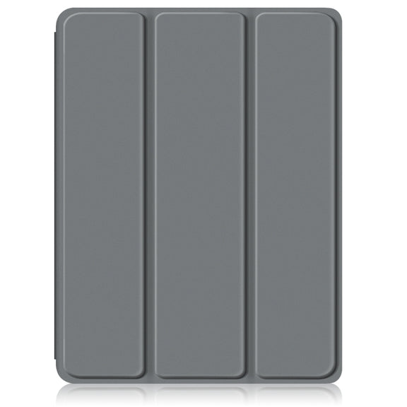 For iPad Air 11 2024 / Pro 11 2022 Acrylic 3-Fold Smart Leather Tablet Case(Grey)
