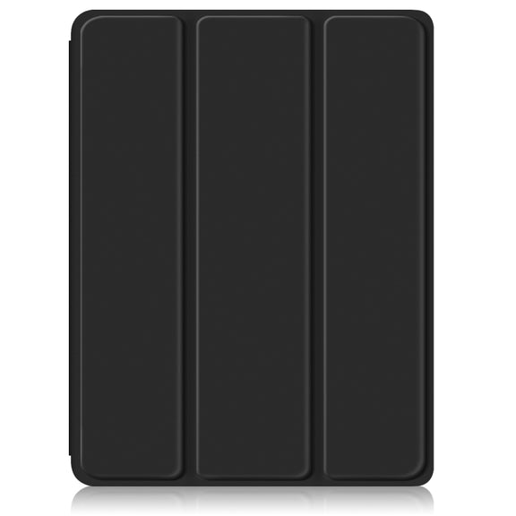 For iPad Pro 11 2024 Acrylic 3-Fold Smart Leather Tablet Case(Black)