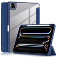 For iPad Pro 11 2024 Acrylic 3-Fold Smart Leather Tablet Case(Dark Blue) - iPad Pro 11 2024 Cases by PMC TechLife | Online Shopping South Africa | PMC TechLife | Buy Now Pay Later Mobicred