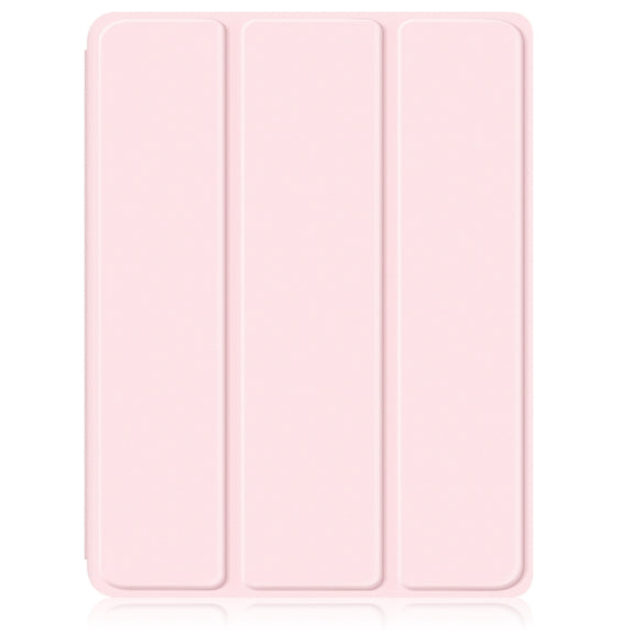 For iPad Pro 11 2024 Acrylic 3-Fold Smart Leather Tablet Case(Pink)