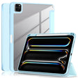 For iPad Pro 11 2024 Acrylic 3-Fold Smart Leather Tablet Case(Sky Blue) - iPad Pro 11 2024 Cases by PMC TechLife | Online Shopping South Africa | PMC TechLife | Buy Now Pay Later Mobicred