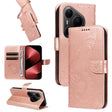 For Huawei Pura 80 Pro 5G Swallowtail Butterfly Embossed Leather Phone Case(Rose Gold) - free shipping - PMC TechLife - Order now!