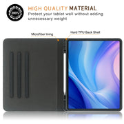 For iPad Air 13 2025 / 2024 Front Stand Smart TPU Leather Tablet Case(Black)