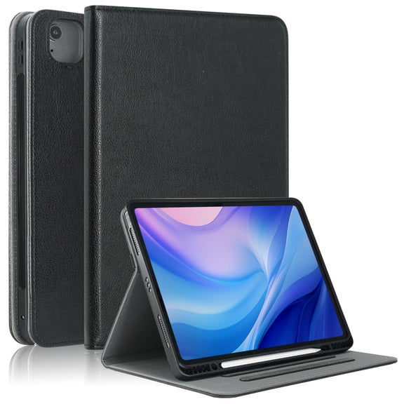 For iPad Air 13 2025 / 2024 Front Stand Smart TPU Leather Tablet Case(Black)