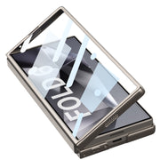 For Samsung Galaxy Z Fold6 GKK Integrated Ultra-thin Sliding Window Card Slot Phone Case(Green)