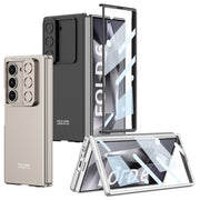 For Samsung Galaxy Z Fold6 GKK Integrated Ultra-thin Sliding Window Phone Case(Grey)