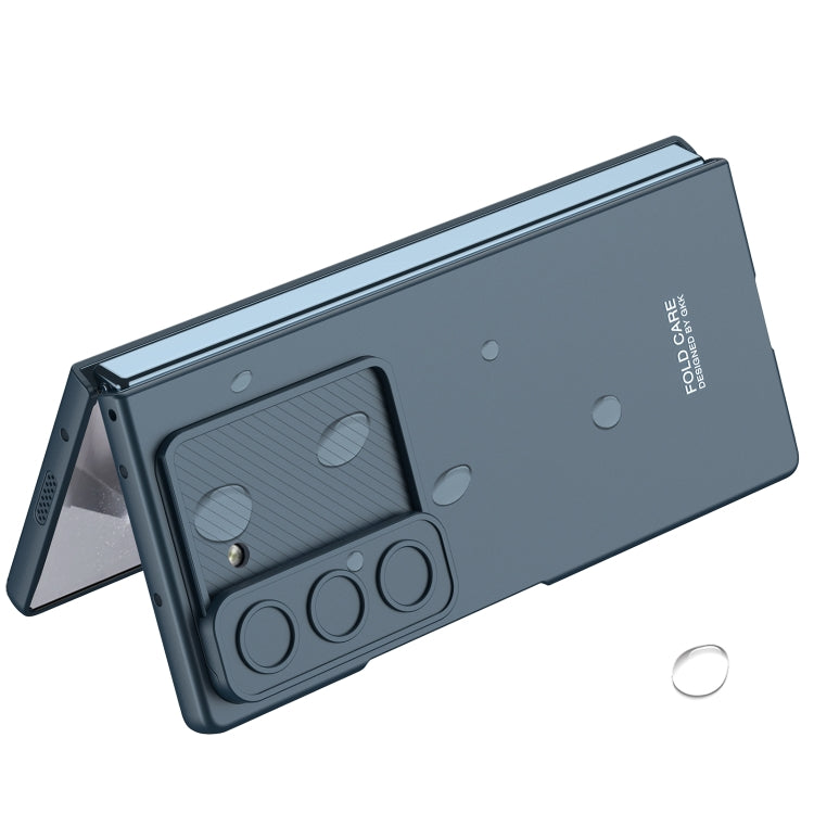 For Samsung Galaxy Z Fold6 GKK Integrated Ultra-thin Sliding Window Phone Case(Grey)