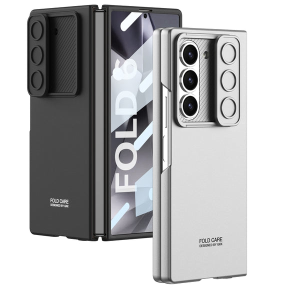 For Samsung Galaxy Z Fold6 GKK Integrated Ultra-thin Sliding Window Phone Case(Black)