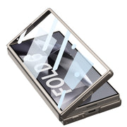 For Samsung Galaxy Z Fold6 GKK Integrated Ultra-thin Sliding Window Phone Case(Black)